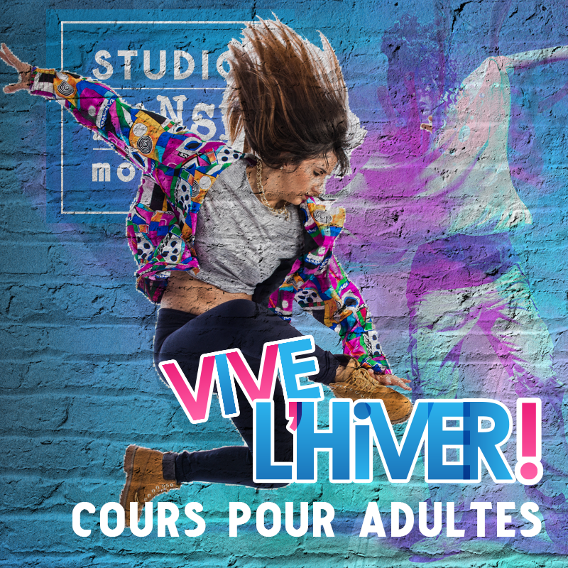 Cours de danse pour adultes pour la session d'Hiver, Studio Danse Montréal